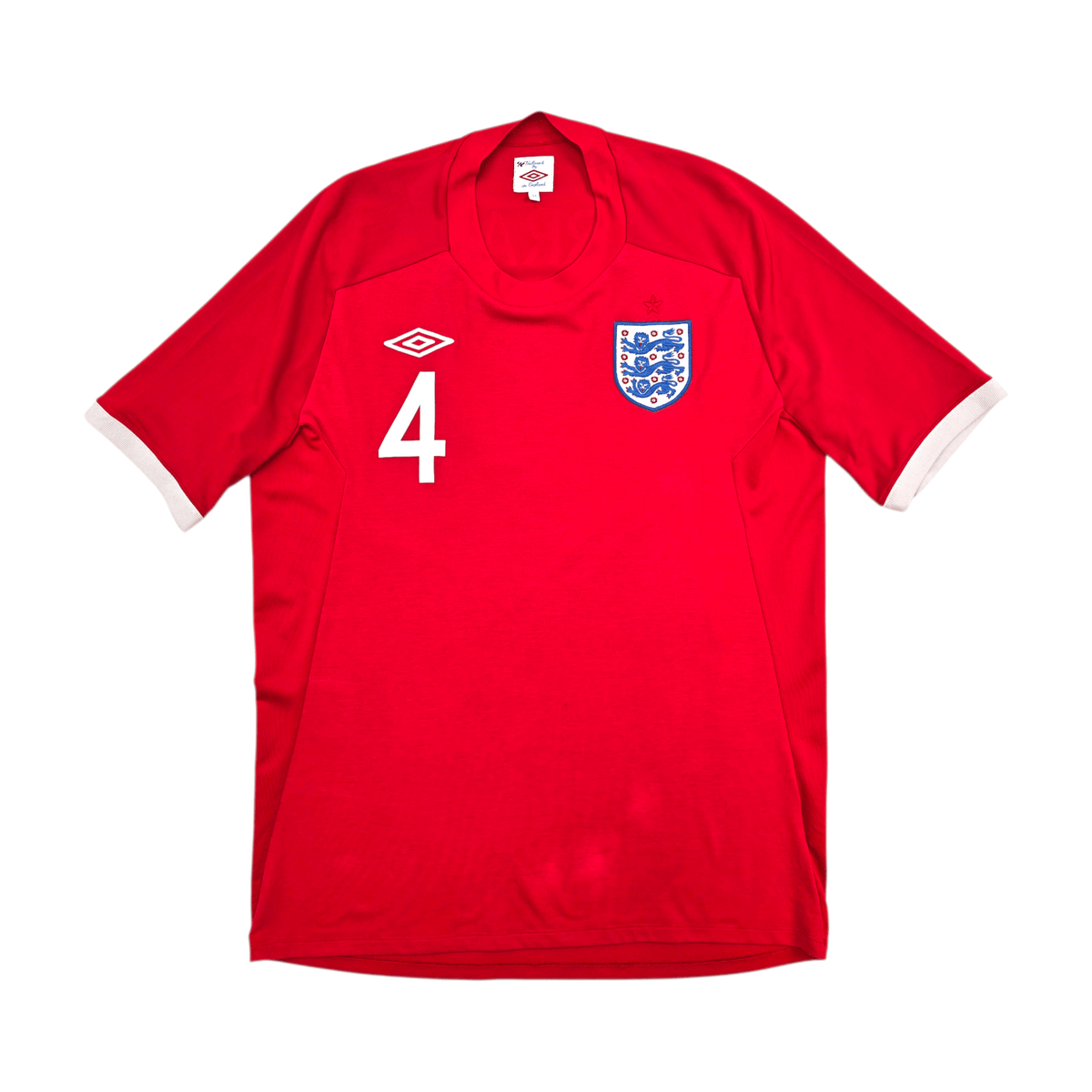 2010/11 England Away Football Shirt (L) Umbro 4 Gerrard - Football Finery - FF301646