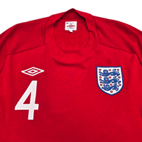 2010/11 England Away Football Shirt (L) Umbro 4 Gerrard - Football Finery - FF301646