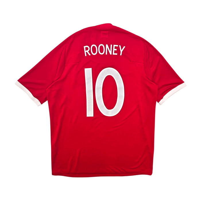 2010/11 England Away Football Shirt (XL) Umbro 10 Rooney - Football Finery - FF301578