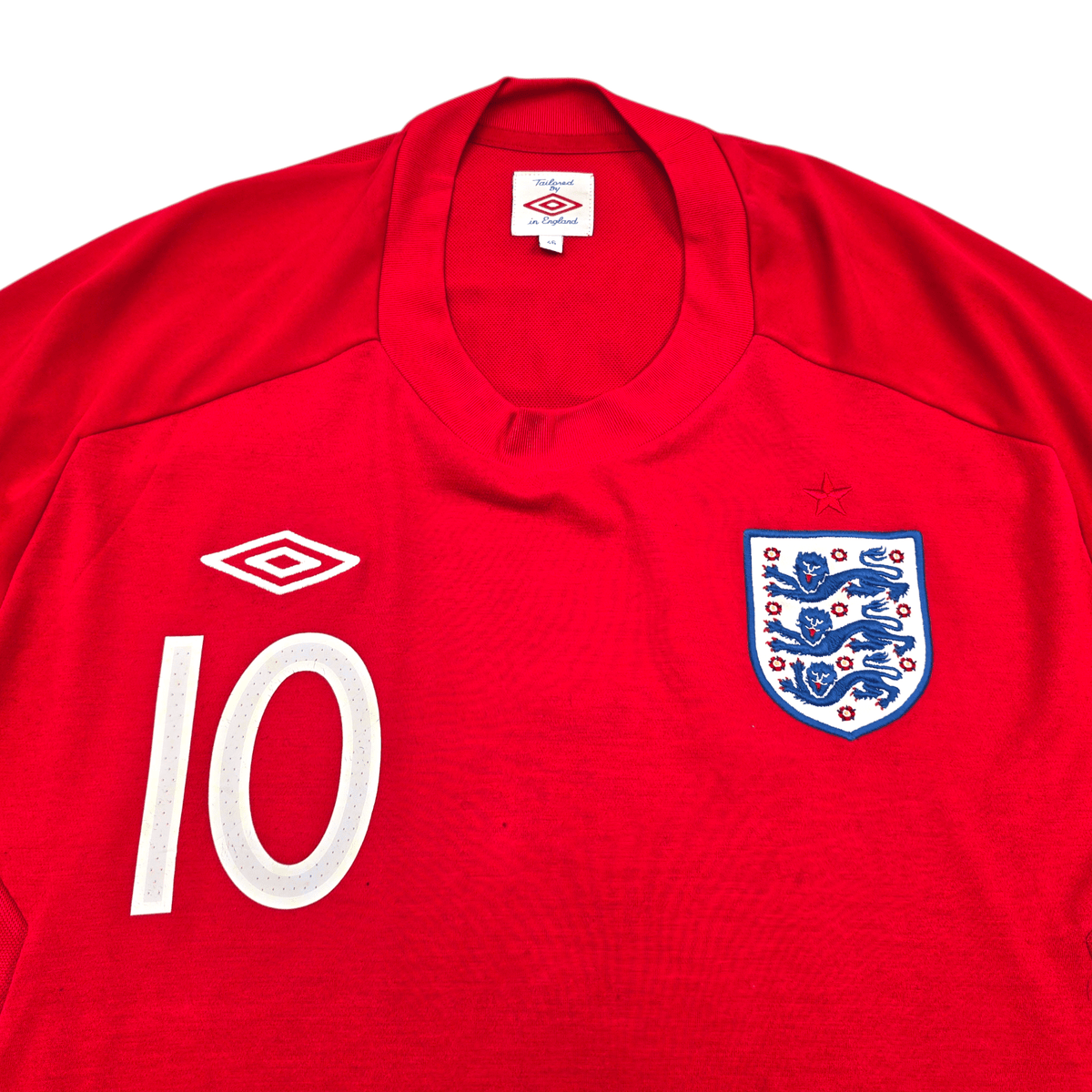 2010/11 England Away Football Shirt (XL) Umbro 10 Rooney - Football Finery - FF301578