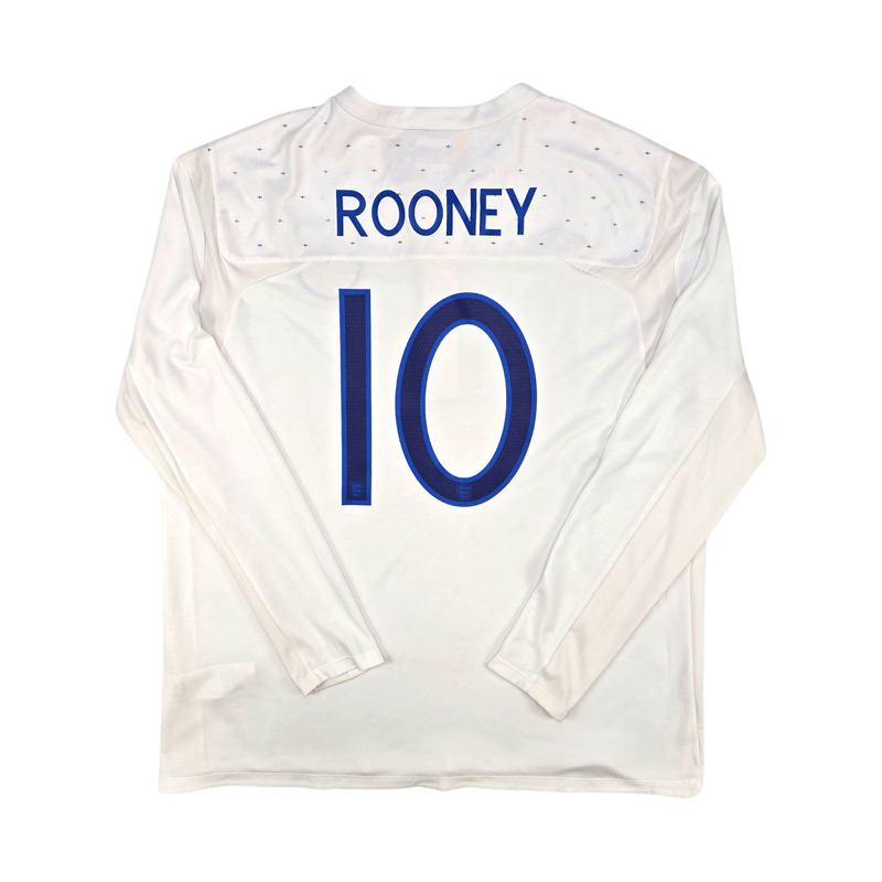 2010/11 England Home Football Shirt (2XL) Umbro 10 Rooney - Football Finery - FF302025
