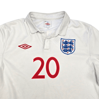 2010/11 England Home Football Shirt (L) Umbro 20 King - Football Finery - FF301149