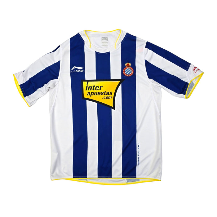 2010/11 Espanyol Home Football Shirt (XL) Li-ning #17 Osvaldo - Football Finery - FF203939