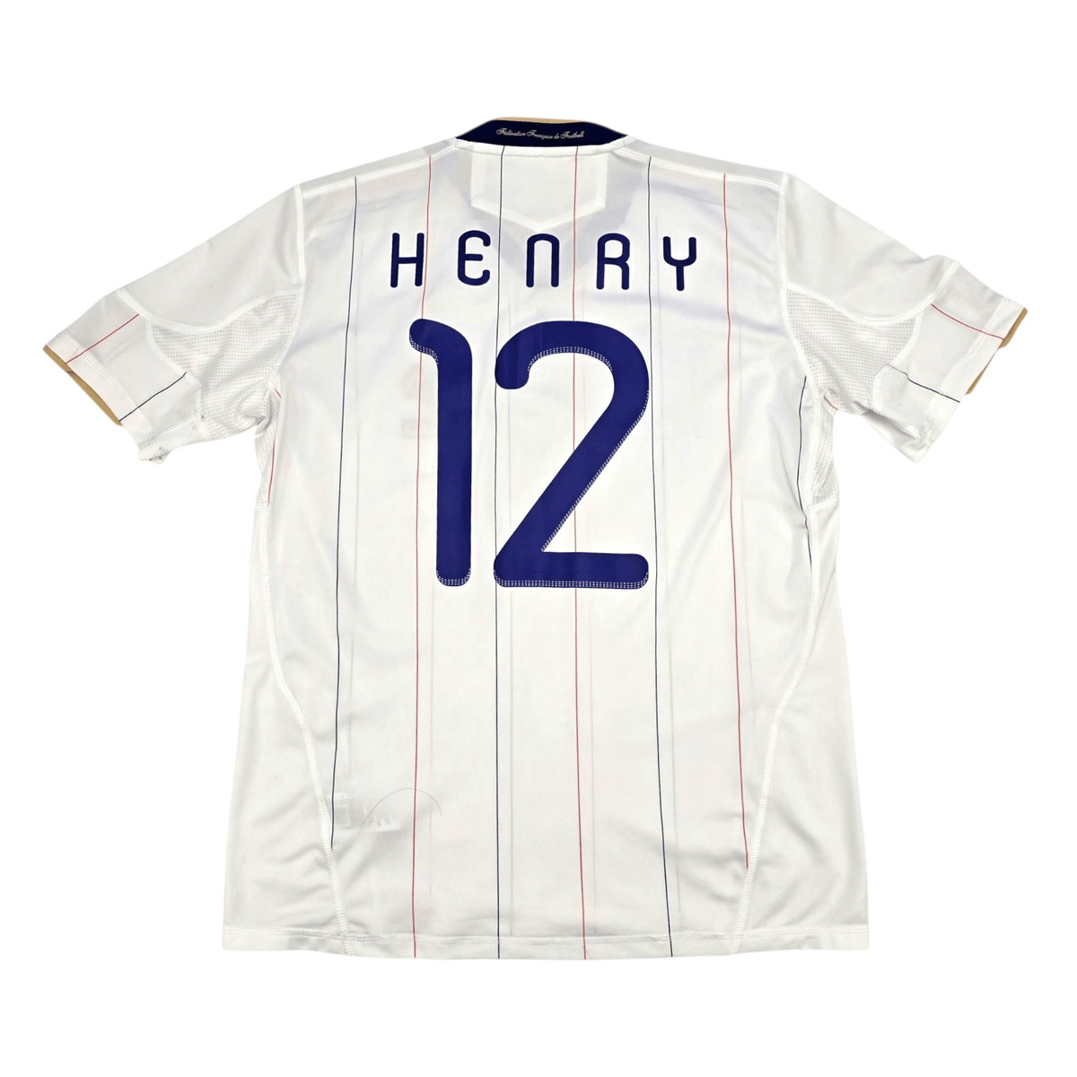 2010/11 France Away Football Shirt (L) Adidas 14 Henry - Football Finery - FF302874