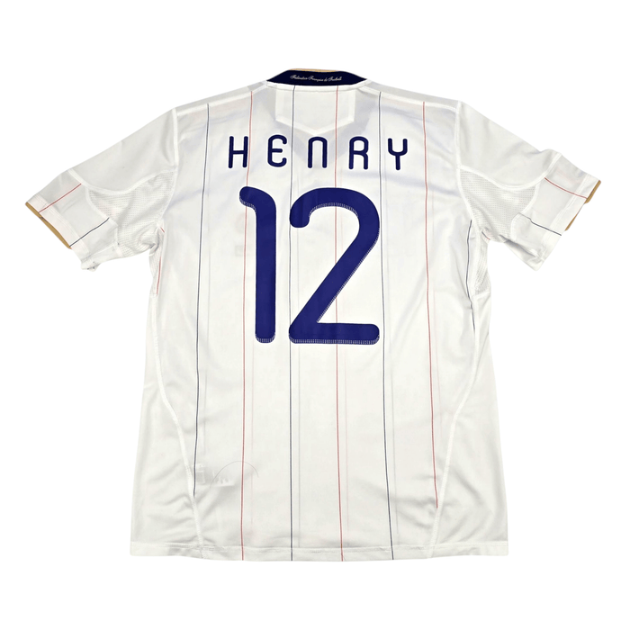 2010/11 France Away Football Shirt (L) Adidas 14 Henry - Football Finery - FF302874
