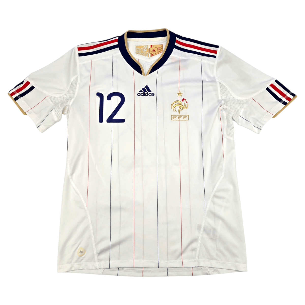 2010/11 France Away Football Shirt (L) Adidas 14 Henry - Football Finery - FF302874