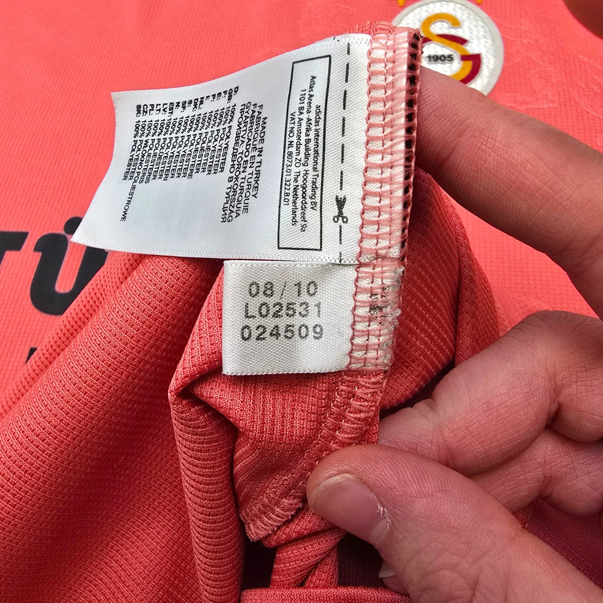 2010/11 Galatasaray Third Football Shirt (XL) Adidas - Football Finery - FF306314