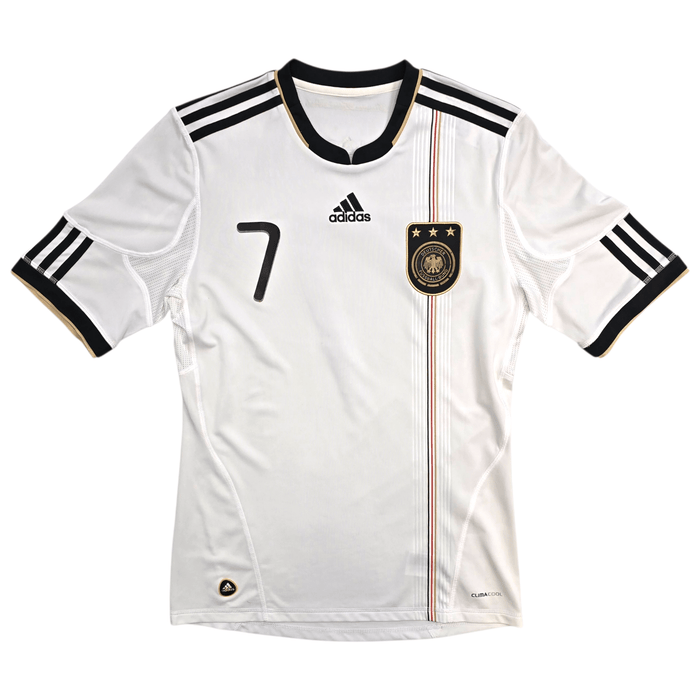 2010/11 Germany Home Football Shirt (M) Adidas 7 Schweinsteiger - Football Finery - FF303268