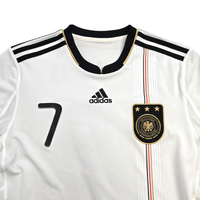 2010/11 Germany Home Football Shirt (M) Adidas 7 Schweinsteiger - Football Finery - FF303268