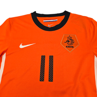 2010/11 Holland Home Football Shirt (S) Nike 11 Robben - Football Finery - FF301145