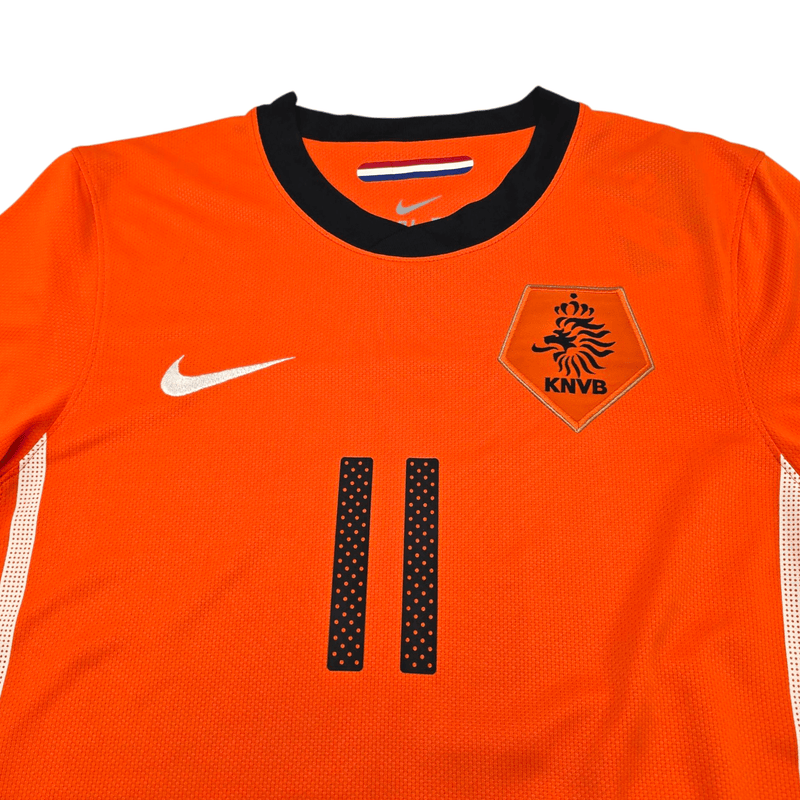 2010/11 Holland Home Football Shirt (S) Nike 11 Robben - Football Finery - FF301145
