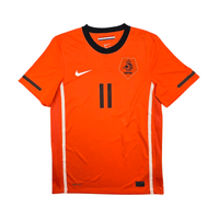 2010/11 Holland Home Football Shirt (S) Nike 11 Robben - Football Finery - FF301145