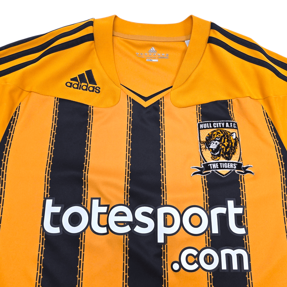 2010/11 Hull City Home Football Shirt (M) Adidas - Football Finery - FF304194