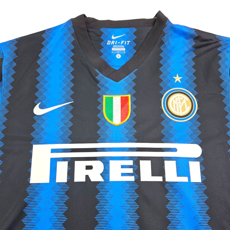 2010/11 Inter Milan Home Football Shirt (L) Nike #10 Sneijder - Football Finery - FF203673