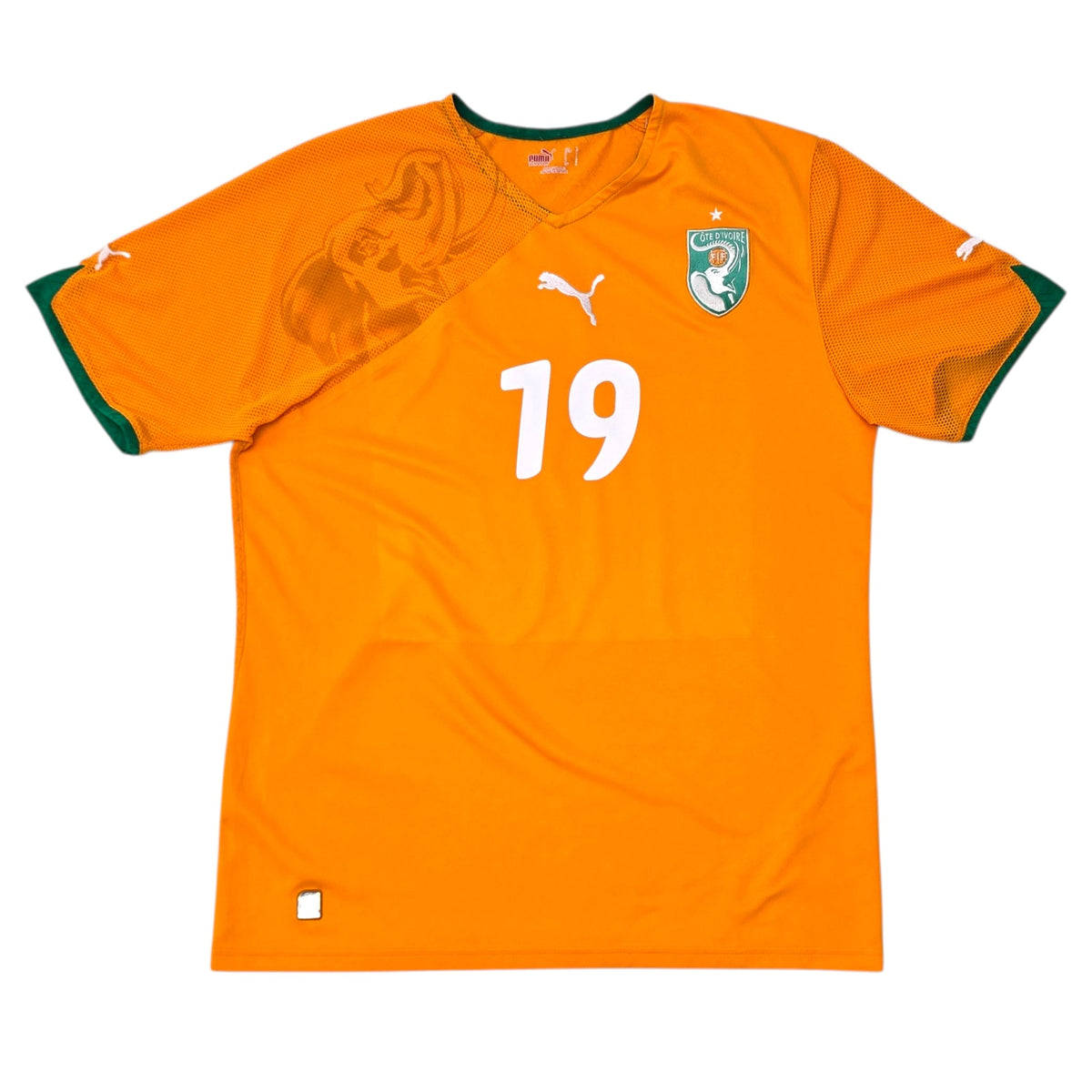 2010/11 Ivory Coast Home Football Shirt (L) Puma 19 Toure Yaya - Football Finery - FF305353