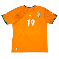 2010/11 Ivory Coast Home Football Shirt (L) Puma 19 Toure Yaya - Football Finery - FF305353