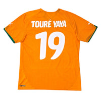 2010/11 Ivory Coast Home Football Shirt (L) Puma 19 Toure Yaya - Football Finery - FF305353