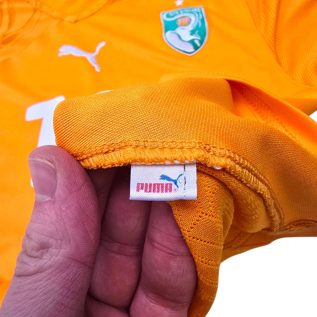 2010/11 Ivory Coast Home Football Shirt (L) Puma 19 Toure Yaya - Football Finery - FF305353