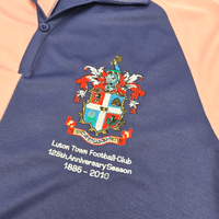 2010/11 Luton Town Anniversary Football Shirt (M) Carbrini (125 Yrs) - Football Finery - FF300790