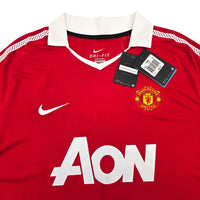 2010/11 Manchester United Home Football Shirt (2XL) Nike 19 Champions (BNWTs) - Football Finery - FF307166