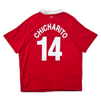 2010/11 Manchester United Home Football Shirt (3XL) Nike 14 Chicharito - Football Finery - FF303891