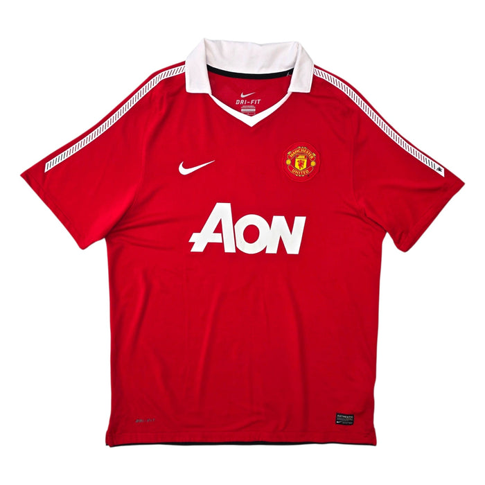 2010/11 Manchester United Home Football Shirt (L) Nike 10 Rooney - Football Finery - FF305051