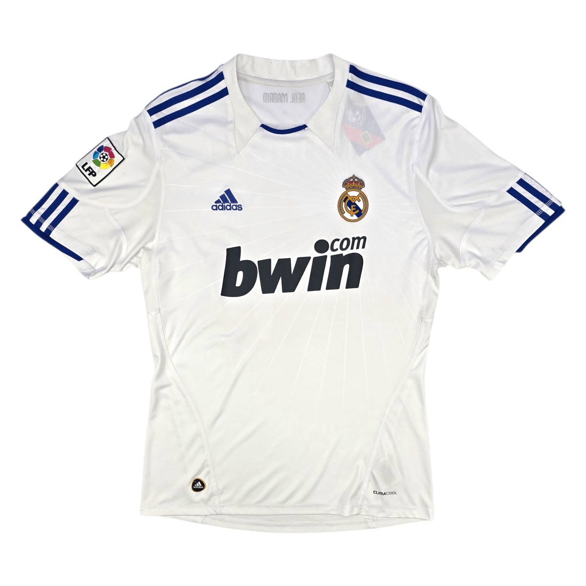 2010/11 Real Madrid Home Football Shirt (M) Adidas 7 Ronaldo - Football Finery - FF302535