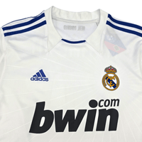 2010/11 Real Madrid Home Football Shirt (M) Adidas 7 Ronaldo - Football Finery - FF302535