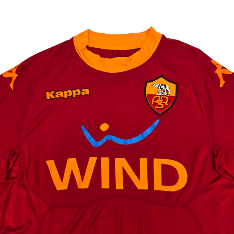 2010/11 Roma Home Football Shirt (L) Kappa 16 De Rossi - Football Finery - FF300824