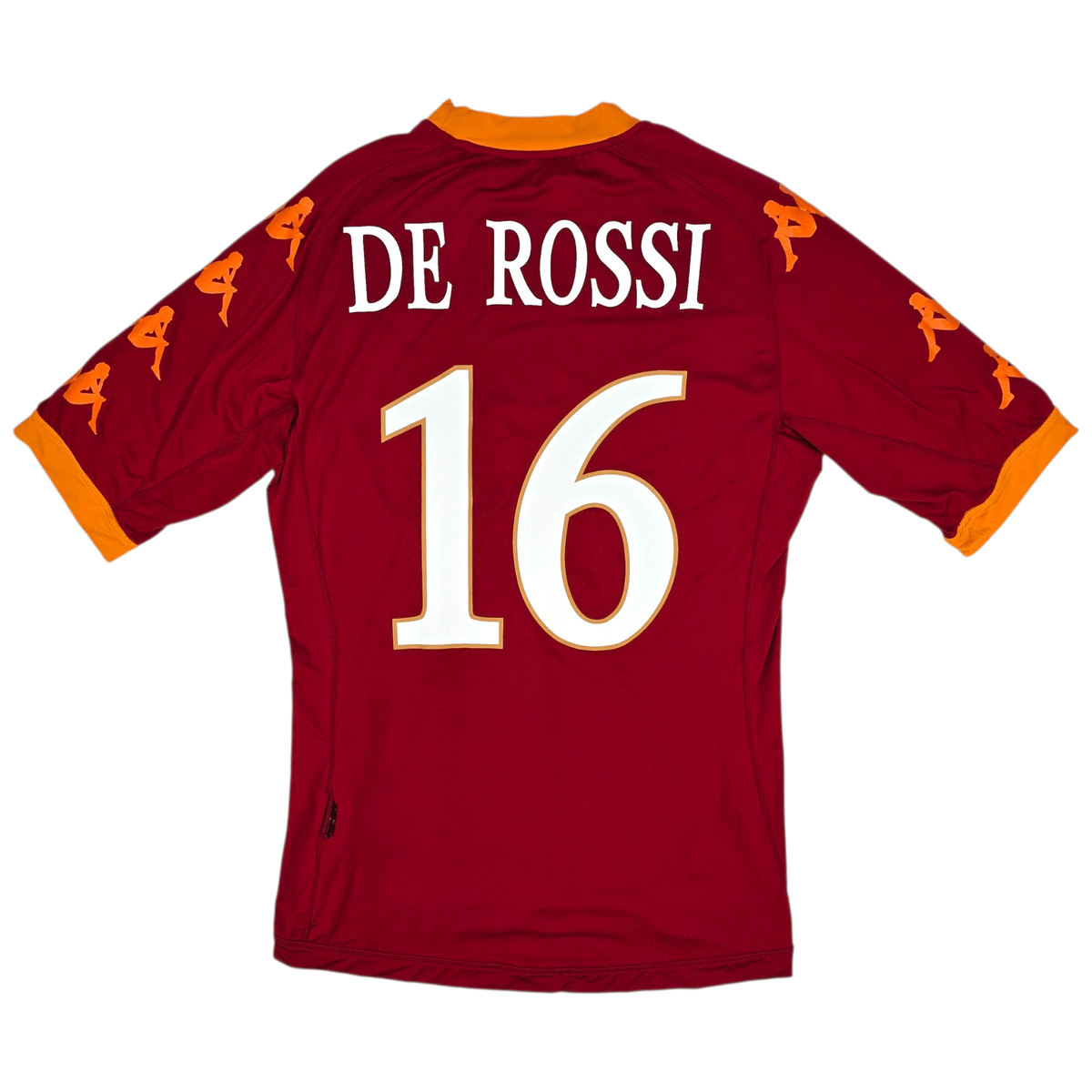 2010/11 Roma Home Football Shirt (L) Kappa 16 De Rossi - Football Finery - FF300824