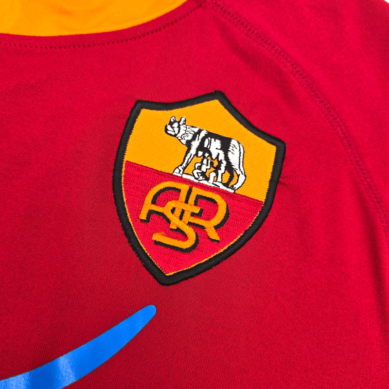 2010/11 Roma Home Football Shirt (L) Kappa 16 De Rossi - Football Finery - FF300824