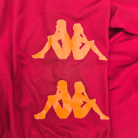 2010/11 Roma Home Football Shirt (L) Kappa 16 De Rossi - Football Finery - FF300824