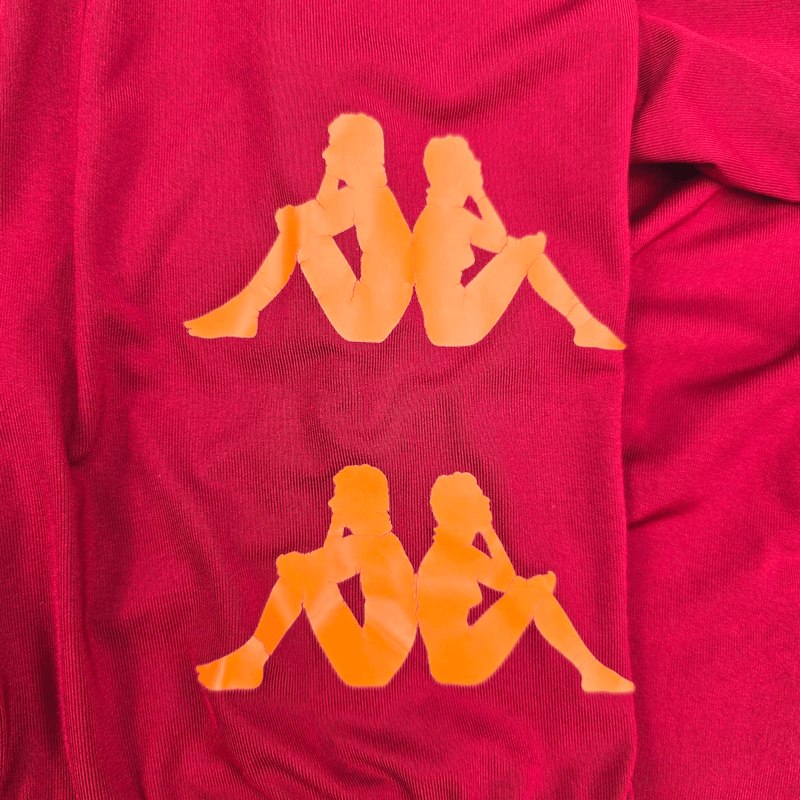 2010/11 Roma Home Football Shirt (L) Kappa 16 De Rossi - Football Finery - FF300824