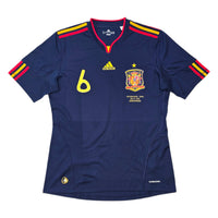 2010/11 Spain Away Football Shirt (M) Adidas 8 A. Iniesta - Football Finery - FF305984