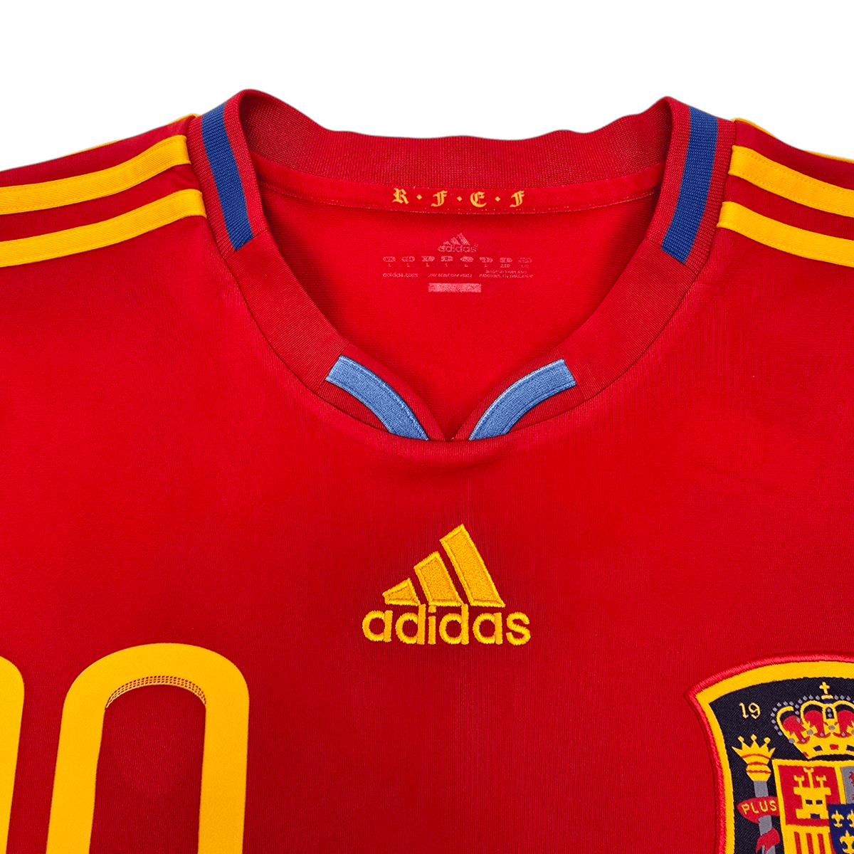2010/11 Spain Home Football Shirt (L) Adidas #10 Fabregas - Football Finery - FF204586