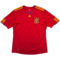 2010/11 Spain Home Football Shirt (XL) Adidas 9 Torres - Football Finery - FF304231
