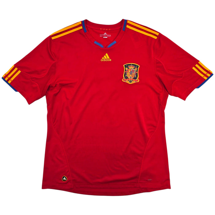 2010/11 Spain Home Football Shirt (XL) Adidas 9 Torres - Football Finery - FF304231