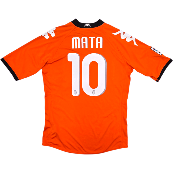 2010/11 Valencia Away Football Shirt (L) Kappa 10 Mata - Football Finery - FF301359