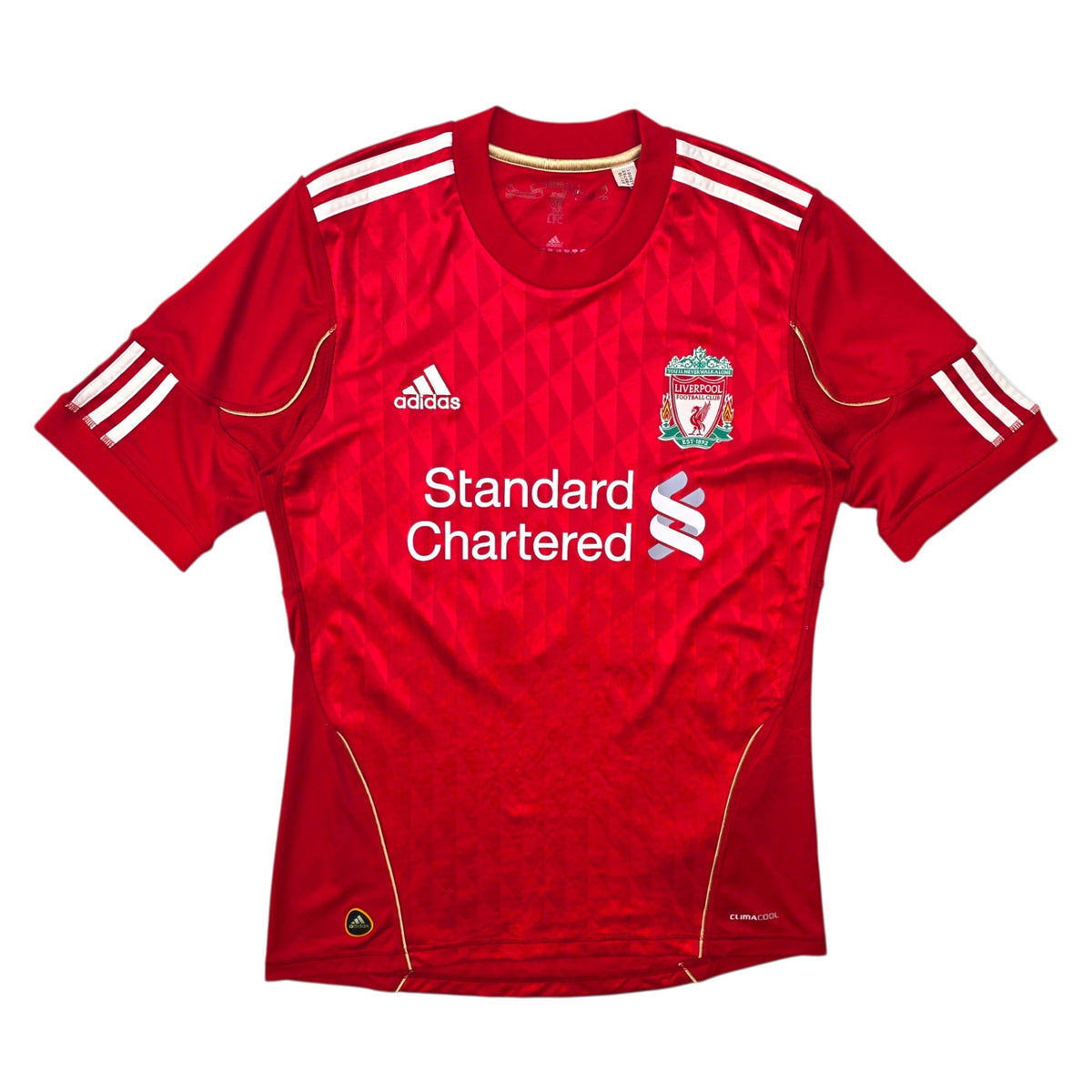 2010/12 Liverpool Home Football Shirt (S) Adidas 10 Cole - Football Finery - FF306092