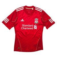 2010/12 Liverpool Home Football Shirt (S) Adidas 10 Cole - Football Finery - FF306092