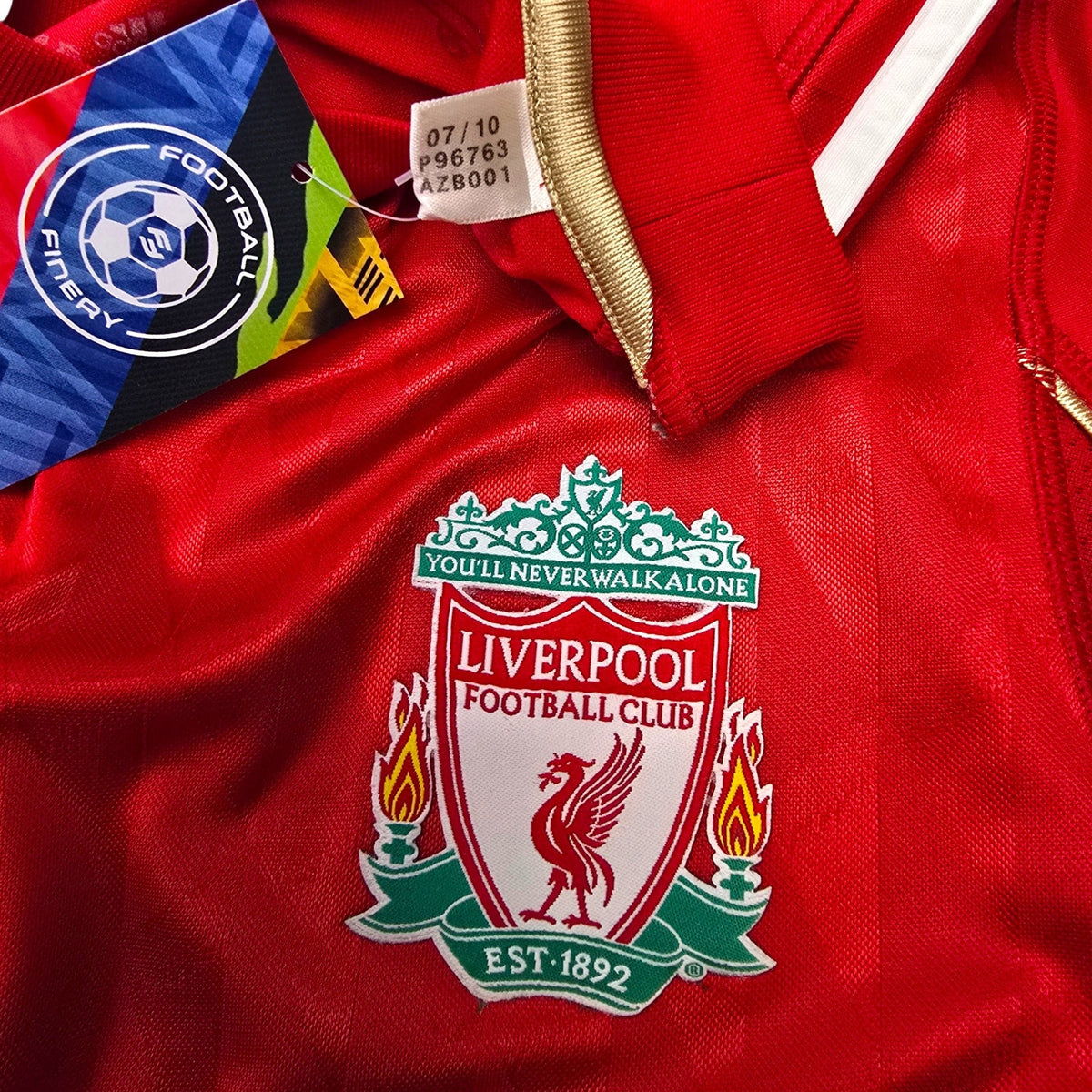 2010/12 Liverpool Home Football Shirt (S) Adidas 10 Cole - Football Finery - FF306092
