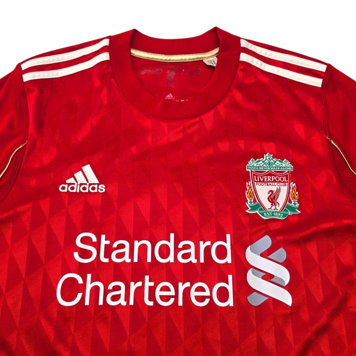 2010/12 Liverpool Home Football Shirt (S) Adidas 10 Cole - Football Finery - FF306092