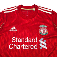 2010/12 Liverpool Home Football Shirt (S) Adidas 10 Cole - Football Finery - FF306092
