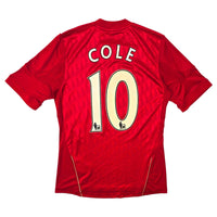 2010/12 Liverpool Home Football Shirt (S) Adidas 10 Cole - Football Finery - FF306092