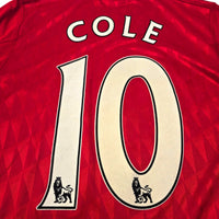 2010/12 Liverpool Home Football Shirt (S) Adidas 10 Cole - Football Finery - FF306092