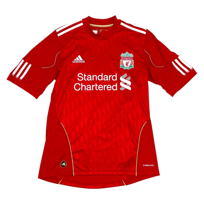 2010/12 Liverpool Home Football Shirt (S) Adidas 7 Suarez - Football Finery - FF301730
