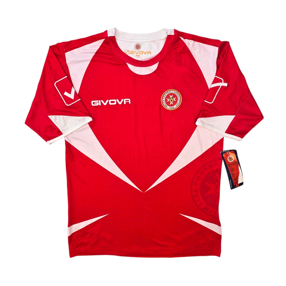 2010/12 Malta Home Football Shirt (L) Givova (BNWTs) - Football Finery - FF304214