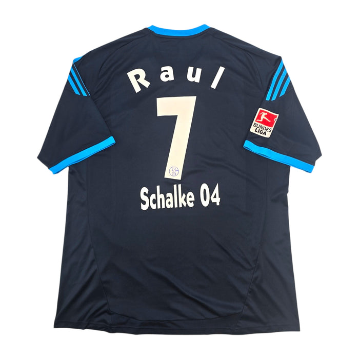 2010/12 Schalke 04 Away Football Shirt (3XL) Adidas 7 Raul - Football Finery - FF306935