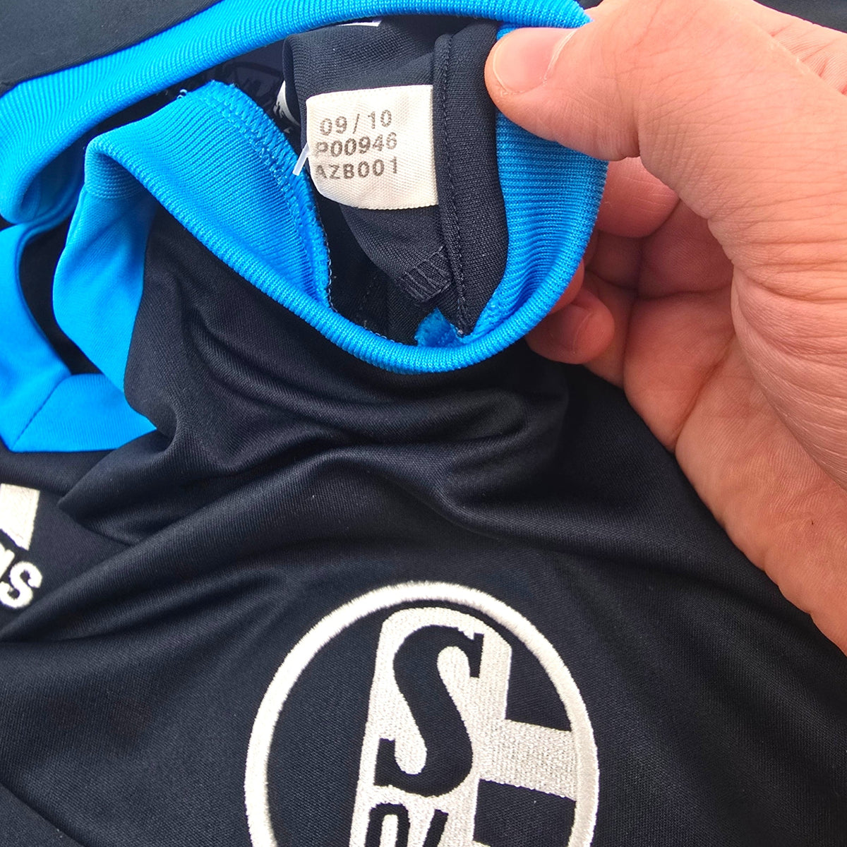 2010/12 Schalke 04 Away Football Shirt (3XL) Adidas 7 Raul - Football Finery - FF306935