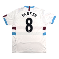2010/12 West Ham United Away Football Shirt (XL) Macron 8 Parker - Football Finery - FF303006